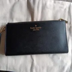 kate spade ブラック 長財布