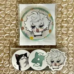 にじさんじ まねきねこ 秋日和 叢雲カゲツ 缶バッジ SD シール