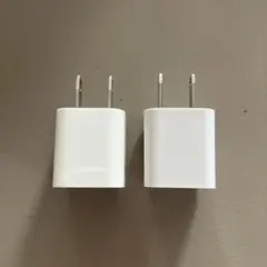 iPhone iPod USB充電器 ホワイト 2個セット