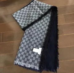 GUCCI ベロア マフラー GG柄 MADE IN ITALY - メルカリ