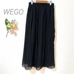 2.3 ウィゴー ロング プリーツスカート ウエストゴム 裏地 カジュアル