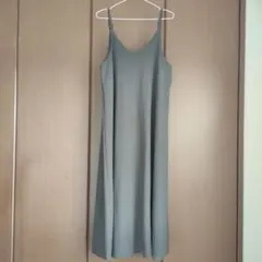 キャミワンピース ブラウン ロング丈
