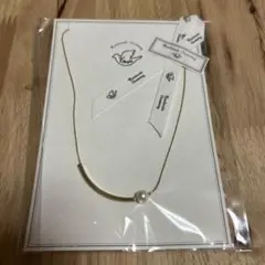 F.trois バーデザインネックレス