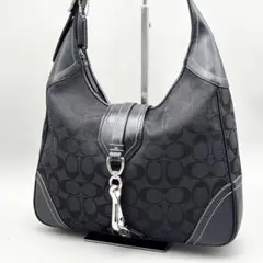 COACH signature shoulder bag jackie BLK