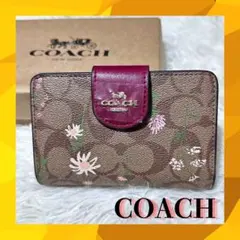 COACH 二つ折り財布 シグネチャー 花柄 C8730のサムネイル