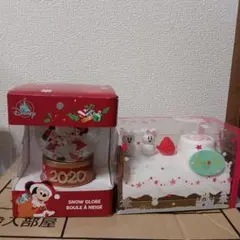 ディズニー 2020 スノードーム＆スノースノー セット