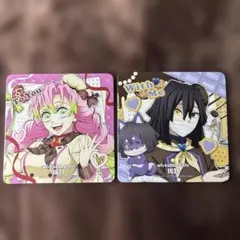 鬼滅の刃バレンタイン＆ホワイトデーコースター伊黒小芭内甘露寺蜜璃