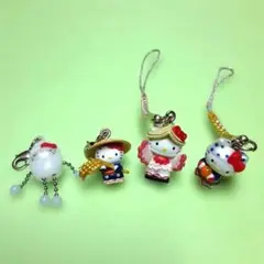 限定 ご当地 キティ ストラップ チャーム 4種セット - メルカリ