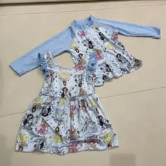ディズニープリンセス 水着セット 100cm