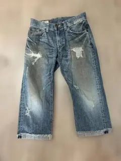 EDWIN 503 Blue Trip ダメージデニムショートパンツ 32 - メルカリ