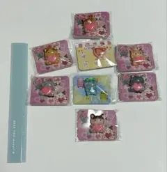 ハートねこステッカー コンプリート 6種 カッパ シマエナ まとめ売り 計8個