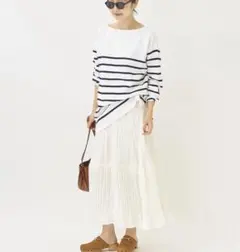 美品　ボーダーニット　春のサムネイル