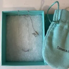 TIFFANY&Co. Tスマイルミニネックレス　ホワイトゴールド