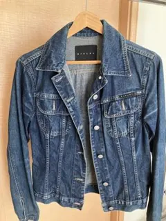 SISLEY ダークブルー デニムジャケットのサムネイル