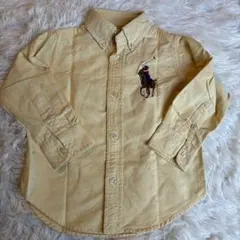 ラルフローレンベビーシャツ2Ｔ80ビッグ刺繍