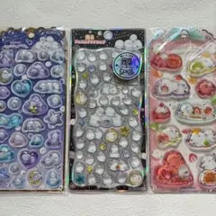 シマエナガ　シール　3セット