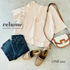 【美品】relume JOURNALSTANDARD カットソー コットン100