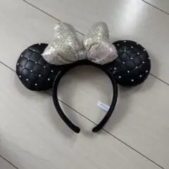 ディズニー　Disney キルティングカチューシャ スパンコール ミニーちゃん