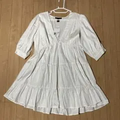 Forever21 フォーエバー 膝丈ワンピース フリル ブラウス シャツ 訳有