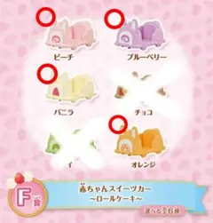 シルバニア　キラキラくじ　赤ちゃんスイーツカー　ロールケーキ