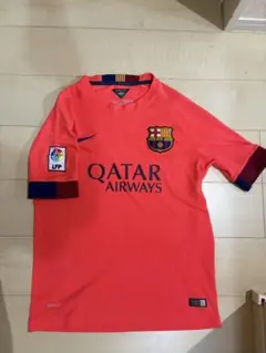 値下げ新品未使用タグ付きFC Barcelona Nikeユニフォームオレンジ