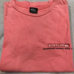 QUIKSILVER 半袖Tシャツ ピンク 平成 y2k Sサイズのサムネイル