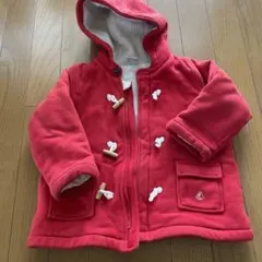 プチバトー　ダッフルコート フード付き　24m 86cm