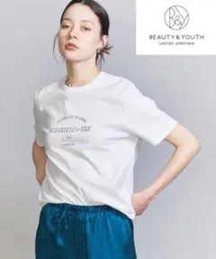 値下げ！【BY】プリントTシャツ ロゴT ホワイト 古着 シンプル 着回しのサムネイル