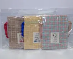 新品☆スヌーピー・巾着袋　3枚セット