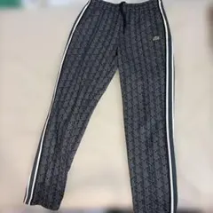 LACOSTE 総柄 トラックパンツ ブラック系 FR2 | Mercari