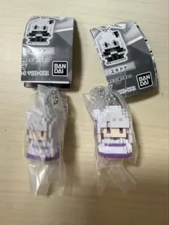 リゼロ ドットフィギュアチャーム エミリア×2