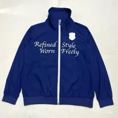 美品★EPICURE GOLF★ジップアップジャケットレディースM紺×白ラメ加工