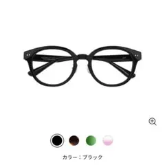 ブラック クラシック メガネ　Zoff