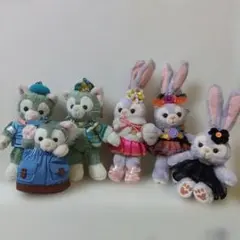 東京ディズニーシー　ジェラトーニとステラルー ぬいぐるみバッジ　チャーム 6点