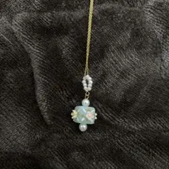 ガラス ビーズネックレス