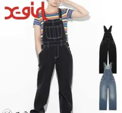 x-girl オーバーオール デニムのサムネイル