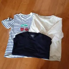 ストライプ柄チェリーTシャツ 160cmのサムネイル