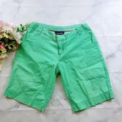 希少✨ パタゴニア ハーフパンツ 短パン レディース ロゴタグ グリーン