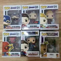 pop! フィギュア 6体セット マーベル