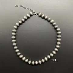 ナバホパール風 ビーズ ネックレス インディアンジュエリー 10mm 40cm