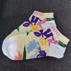 【未使用】パーリーゲイツ レディース ゴルフ 花柄ソックス