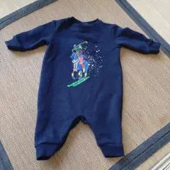 Ralph Lauren ネイビー ロンパース 3M