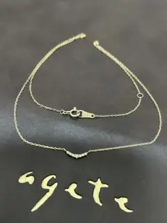 アガット 三日月 ネックレス 楽天市場】レターパックプラス発送 agete アガット K10YG/ダイヤ