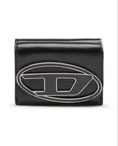 【訳あり新品未使用】DIESEL シルバー 三つ折り財布 ディーゼル DIESEL DIESEL 三つ折り財布 X09887 PR818 1dr tri fold