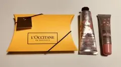 ロクシタン　チェリーブロッサムソフトハンドクリーム、リップバーム