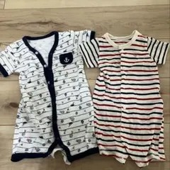 ロンパース2点セット 60-70cm