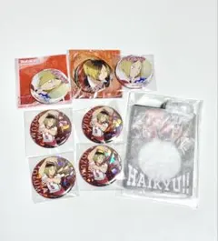 ハイキュー　孤爪研磨　缶バッジ　ホログラム