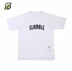 新品SLAMBLE ホワイト半袖Tシャツ L