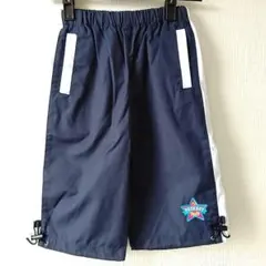 ハーフパンツ 半ズボン 紺色 140