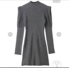 SNIDEL Sustainableタイトリブニットミニワンピース